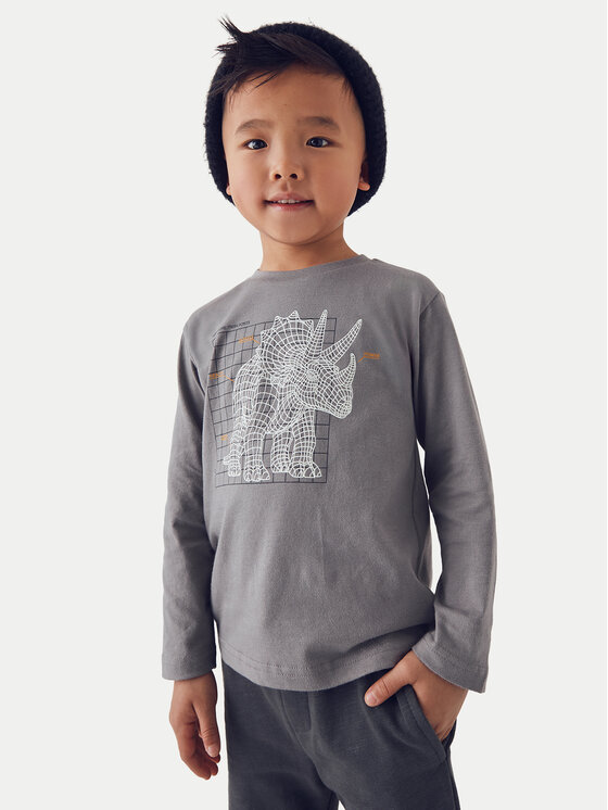 Mayoral Mayoral Блузка 4088 Сірий Regular Fit