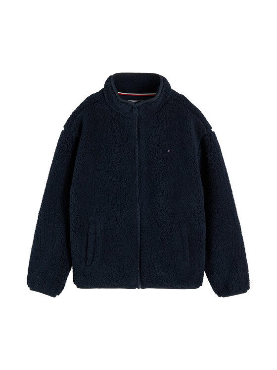 Tommy Hilfiger Tommy Hilfiger Fleecová mikina KB0KB10634 Tmavomodrá Regular Fit
