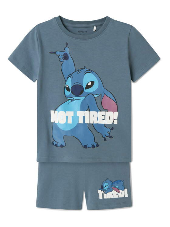 NAME IT Pigiama Stitch 13243004 Blu Regular Fit, taglia : 116