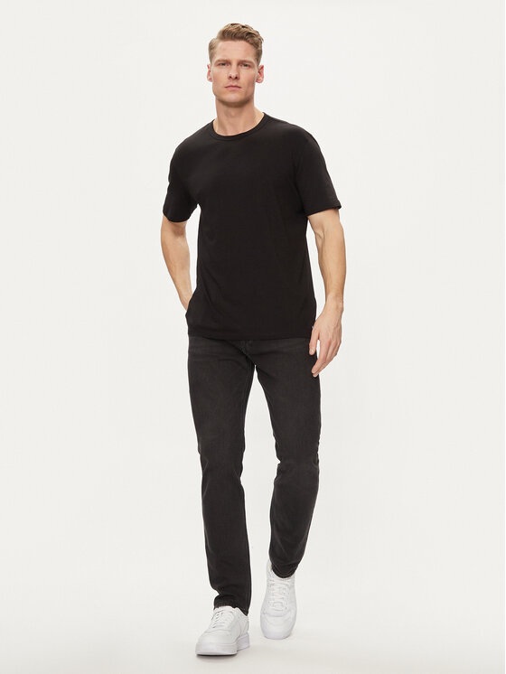 HUGO Hugo Komplet 3 t-shirtów Naolo 50522382 Czarny Regular Fit