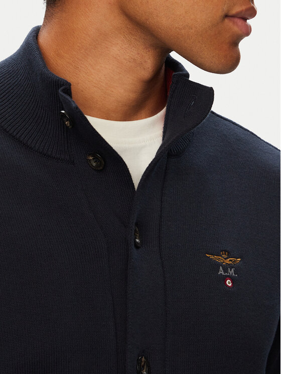 Aeronautica Militare Aeronautica Militare Ζακέτα 262MA1663UL00950 Σκούρο μπλε Regular Fit