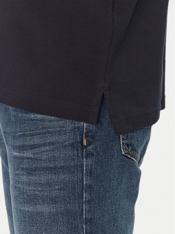 Tommy Hilfiger Tommy Hilfiger Pólóing Placket Interest MW0MW38459 Sötétkék Regular Fit