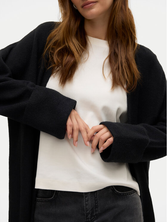Vero Moda Vero Moda Кардиган Jupiter 10309608 Черен Relaxed Fit