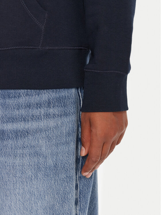 Tommy Jeans Tommy Jeans Majica dugih rukava Linear DW0DW21963 Tamnoplava Regular Fit