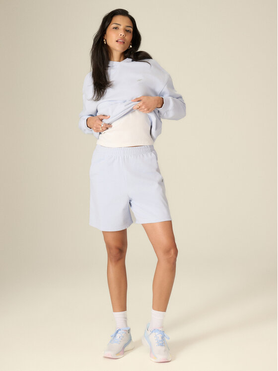 4F 4F Bluza ESSENTIAL 4 Niebieski jasny Loose Fit