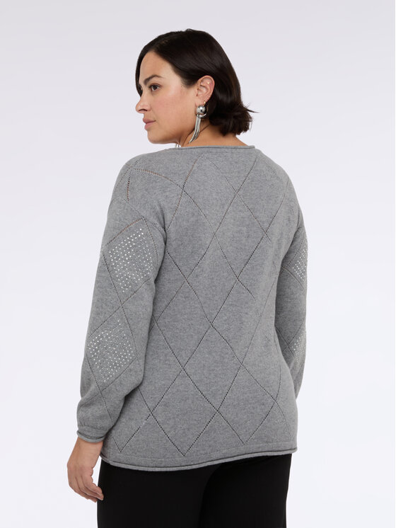 Fiorella Rubino Fiorella Rubino Maglione M095L008369N013 Grigio Regular Fit