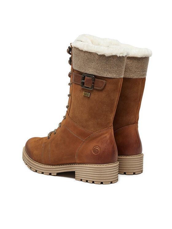 Remonte Remonte Schnürstiefeletten D0W72-22 Braun