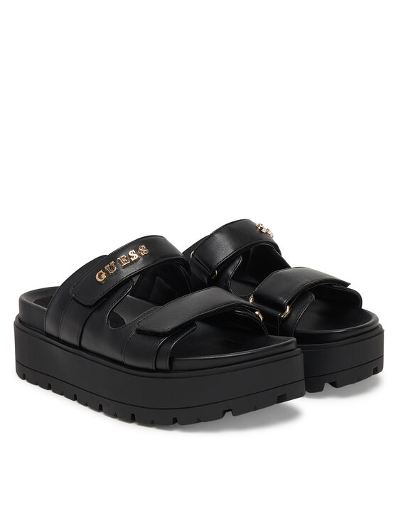 Guess Guess Papucs FLJFAX ELE03 Fekete