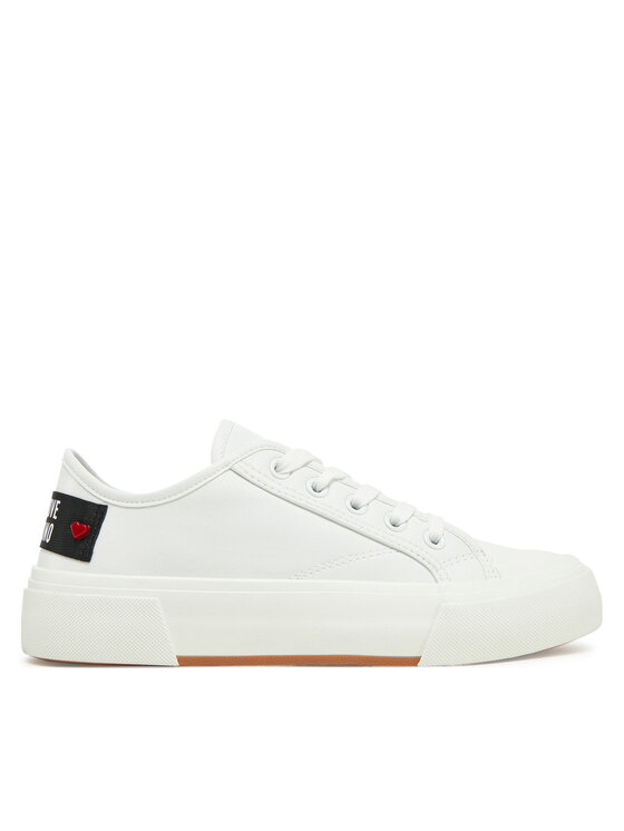 Teniși LOVE MOSCHINO JA15012G1MIA0100 Alb