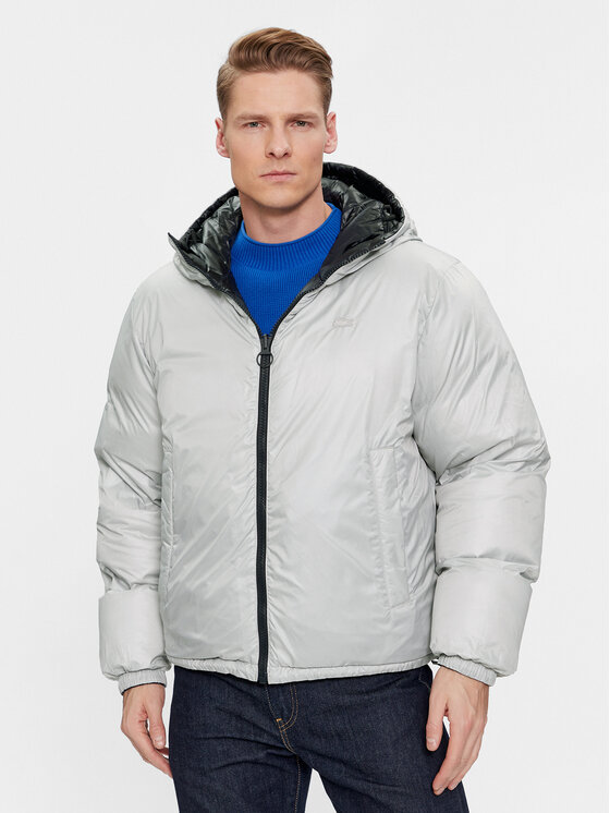 Lacoste Lacoste Pernata jakna BH1639 Crna Regular Fit