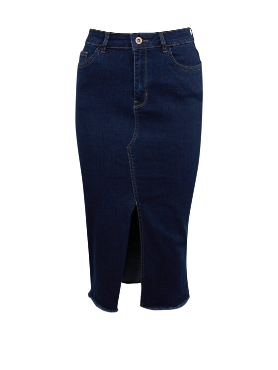 Orsay Orsay Spódnica jeansowa 710319550000__40 Granatowy Regular Fit
