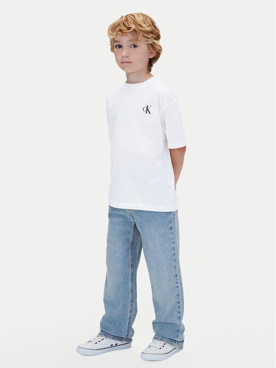 Calvin Klein Calvin Klein Комплект тениски LVCKTJI19B Бял Regular Fit