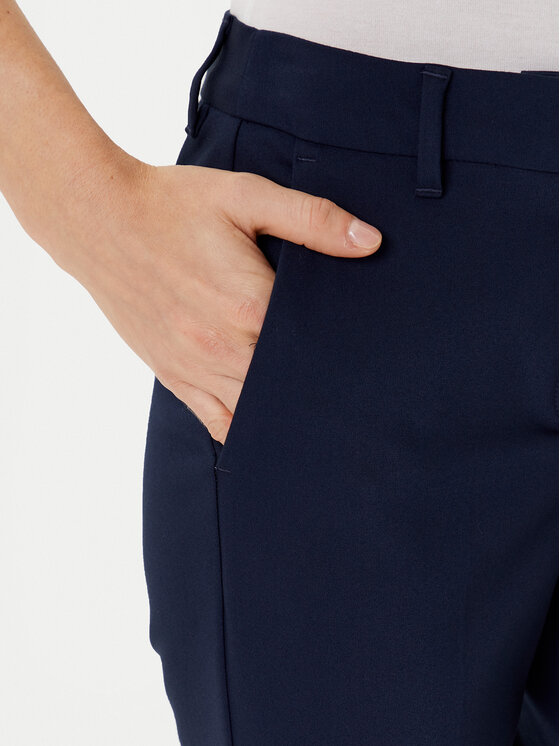 Marella Marella Chinosy Abb 2523136031 Granatowy Slim Fit