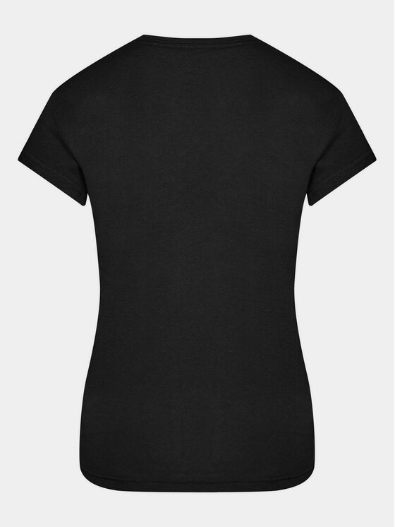 Mustang Mustang T-Shirt Alina 1013222 Czarny Regular Fit