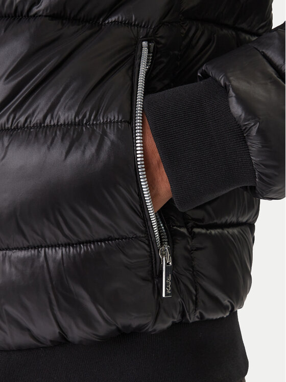 KARL LAGERFELD KARL LAGERFELD Zimní bunda 505090 561590 Černá Slim Fit