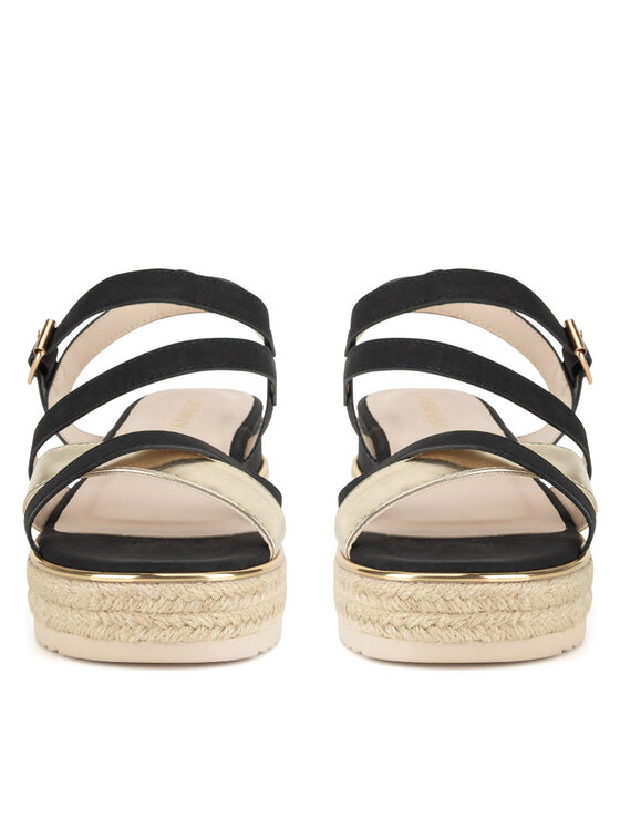JENNY JENNY Espadrile LB-P1092-YLD Črna