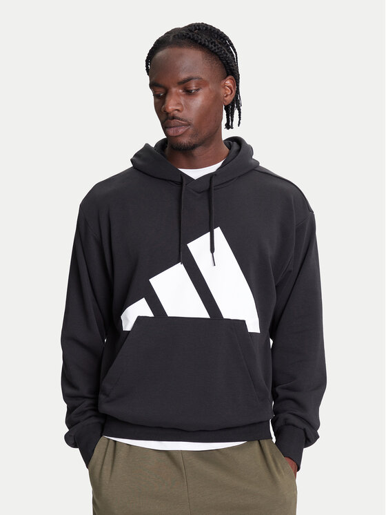 adidas adidas Bluză Essentials Big Logo IN6164 Negru Regular Fit