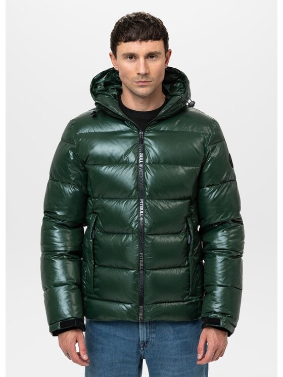 PITBULL PITBULL Kurtka przejściowa Pepperwood Zielony Regular Fit