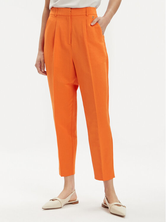 Tamaris Apparel Chino Hlače Comiso TAW0501 Oranžna Regular Fit