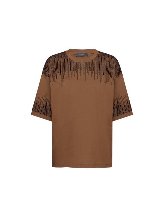 Elena Mirò Elena Mirò T-shirt G315Z100523N022 Marrone Regular Fit