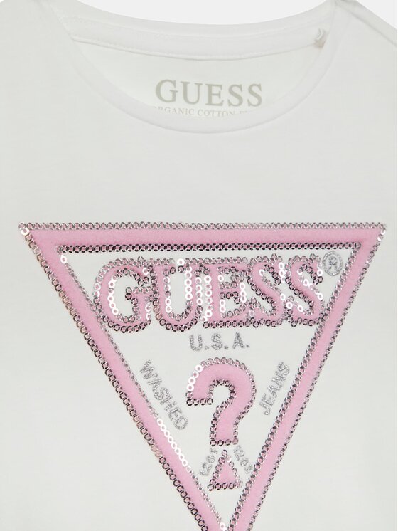 Guess Kids Guess Kids Tank top 180682 Biały Classic Fit