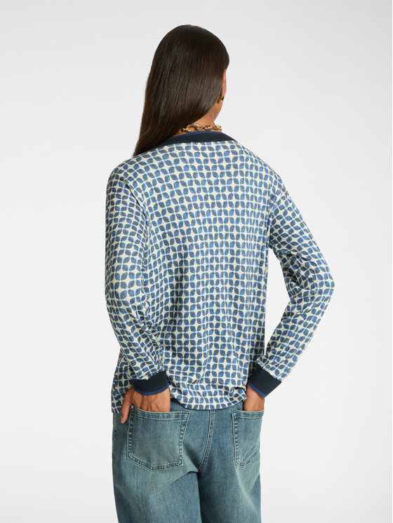 Elena Mirò Elena Mirò Cardigan M408Z000533N0S3 Blu Boxy Fit