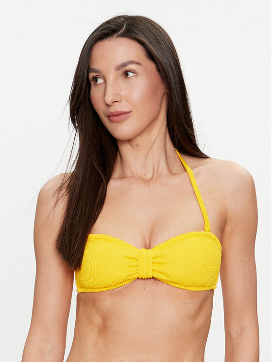 Hunkemöller Bikini augšdaļa Crinkle 205678 Dzeltens