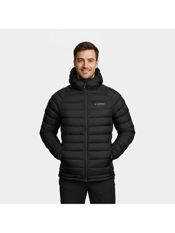 Alpinus Alpinus Kurtka przejściowa Hozat Czarny Regular Fit