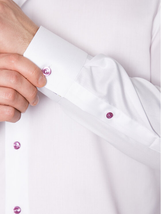 Camicia 100004299 Bianco Slim Fit