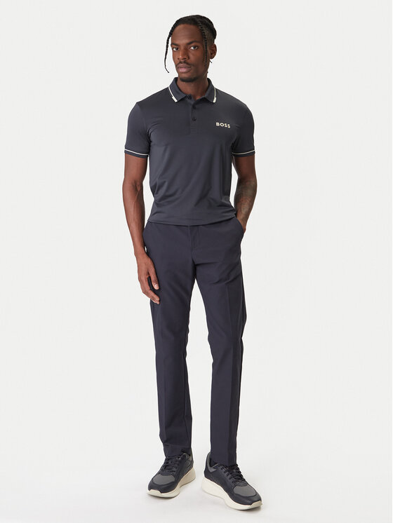 BOSS BOSS Polokošile Paul Pro 50506203 Tmavomodrá Slim Fit