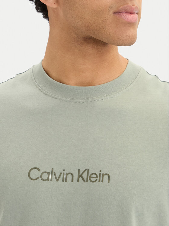 Calvin Klein Calvin Klein Тишърт LV040HM228 Каки Relaxed Fit