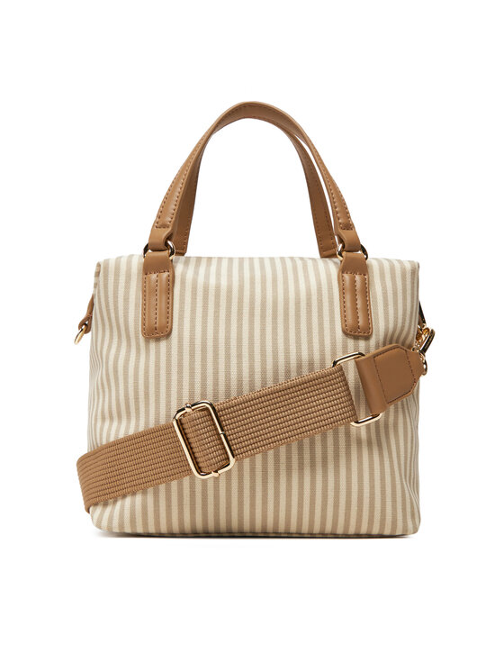 Tommy Hilfiger Tommy Hilfiger Rankinė Poppy Summer Small Tote AW0AW17202 Smėlio