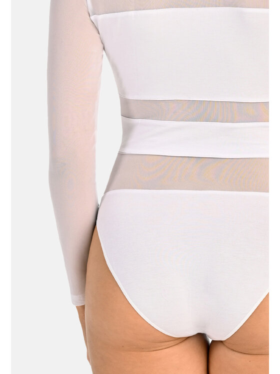 Teyli Teyli Body 188 Biały Regular Fit