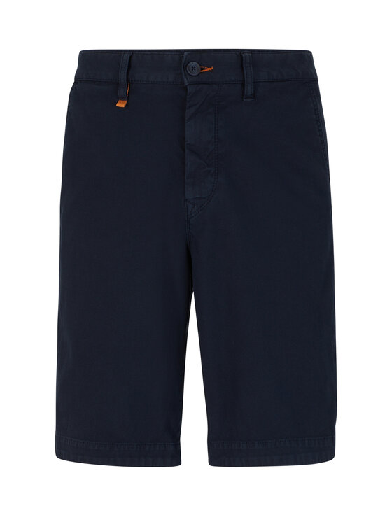 Pantaloncini di tessuto 50491698 Blu Tapered Fit