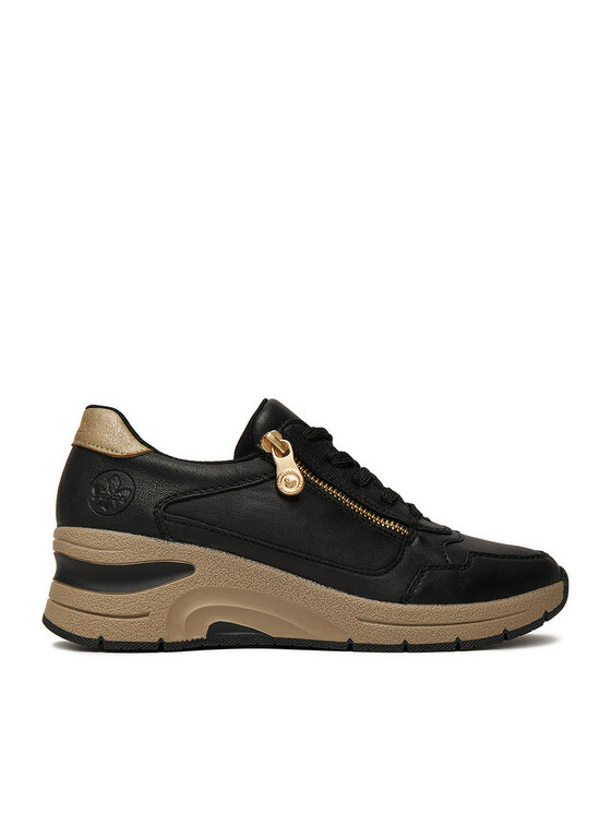 Rieker Rieker Sneakersy N9301-00 Czarny