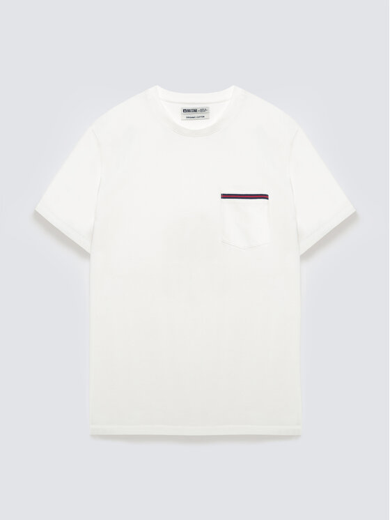 BIG STAR BIG STAR T-Shirt TOMS Biały Basic Fit