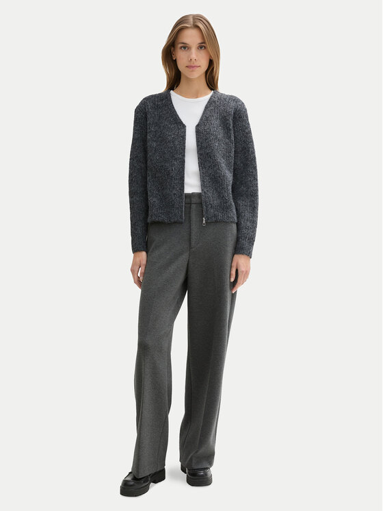 Tom Tailor Denim Tom Tailor Denim Kardigán 1043968 Szürke Relaxed Fit