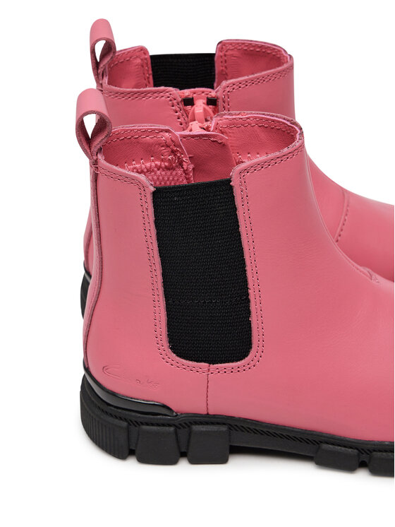Clarks Clarks Kozaki Evyn Chelsea K. 26179042 Różowy