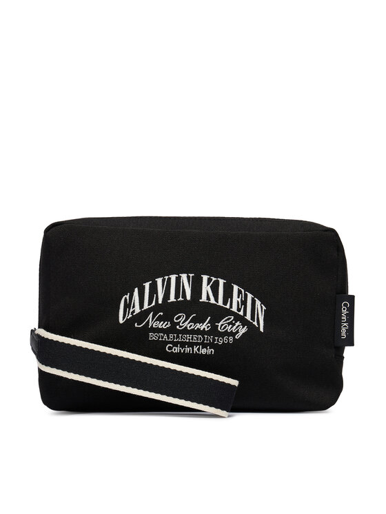 Calvin Klein Calvin Klein Smink táska Graphic Pouch LV04D1236G Fekete