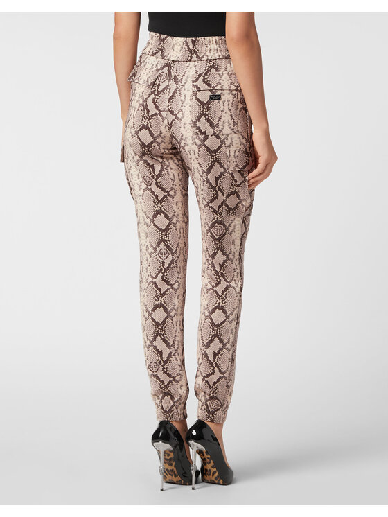 PHILIPP PLEIN PHILIPP PLEIN Spodnie cargo 19195 Beżowy Cargo Fit