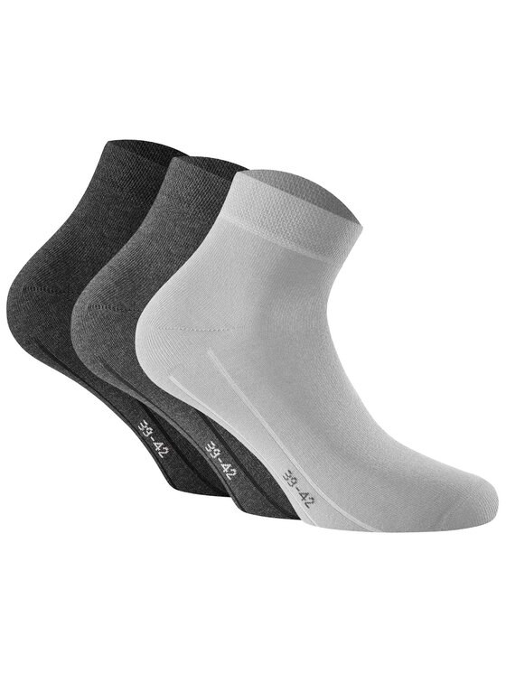 Skarpety długie Rohner Basic, Szare, 19948