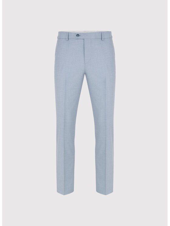 Pako Lorente Pako Lorente Spodnie garniturowe P25SF-6G-020 Niebieski Slim Fit