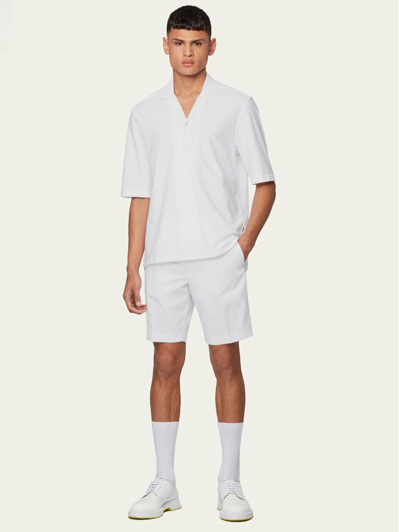 Pantaloncini di tessuto Slice 50440126 Bianco