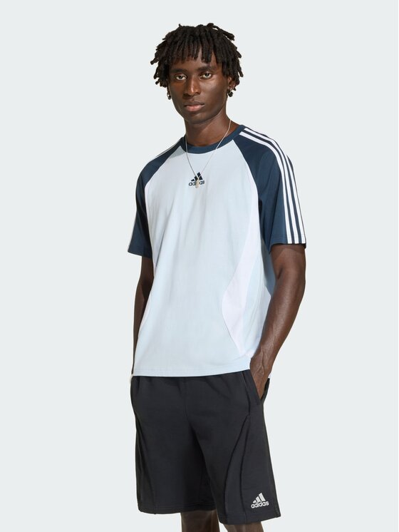 adidas adidas T-Shirt 163043 Błękitny Regular Fit