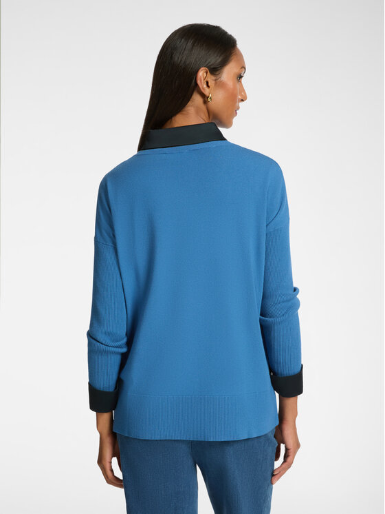 Elena Mirò Elena Mirò Maglione M441Z000569N024 Turchese Regular Fit