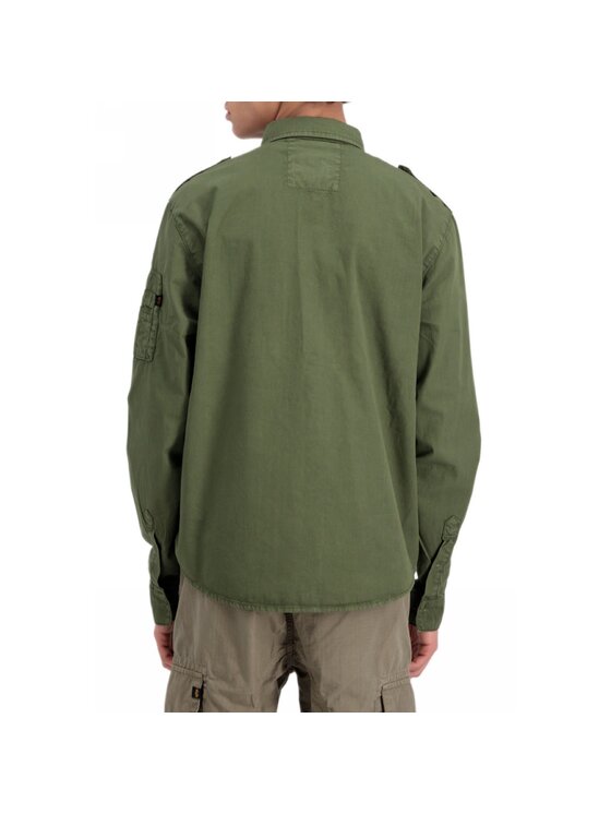 Alpha Industries Alpha Industries Koszula AI.138420-142-XXL Khaki Regular Fit
