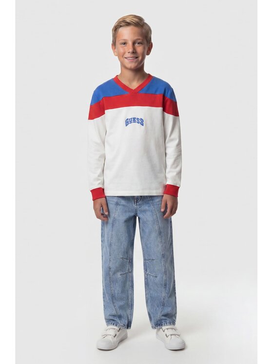 Guess Kids Guess Kids T-Shirt 183040 Bílá Classic Fit