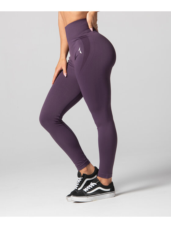 Carpatree Carpatree Legginsy Arcade Leggings Fioletowy Fitted Fit