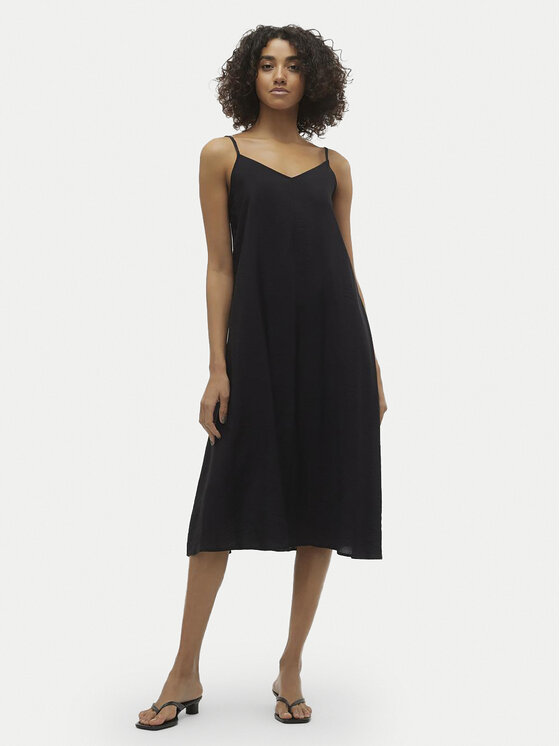 Vero Moda Vero Moda Poletna obleka Josie 10303398 Črna Regular Fit