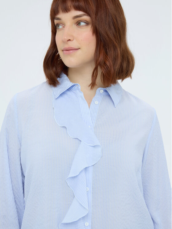 Fiorella Rubino Fiorella Rubino Koszula 5057T001462N0R4 Turkusowy Regular Fit